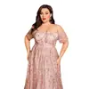 Vestido de Dama de Honor Talla Grande Sexy de un Hombro Hada Compromiso Nuevo Talla Grande Efecto Adelgazante 100kg Vestido de Anfitriona
