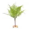Simulação planta verde samambaia cola macia feixe folha persa planta parede decoração hotel casamento floresta flor artificial atacado