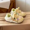 Zapatos Infantiles para Niñas con Suela Suave, Zapatos Casuales, Estampado de Flores, Transpirables, Lindas Zapatillas de Malla, Modelo Primavera y Otoño 2026