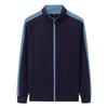 Suéter com zíper Cardigan, logotipo personalizado estampado outono e inverno, roupas de trabalho, jaqueta de ferramentas de negócios masculinas e femininas, roupas de classe de grupo