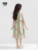 Vestido de verano fino Yingsibao para niñas, sin mangas, con temática de bosque, vestido infantil, nuevo modelo 2026