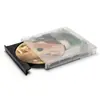 Caja de Unidad Óptica Externa USB Transparente Cd/Dvd Rw Grabador Blu-Ray Universal para Escritorio y Portátil