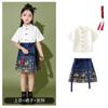 Traje Hanfu Tang Infantil, Saia Mamian para Meninas, Roupa Estilo Chinês, Traje Antigo, Roupa Tradicional Chinesa para Meninos, Traje de Performance