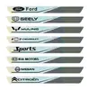 Tiras para Estribos de Puerta de Coche, Pegatinas Antideslizantes, Tiras Protectoras Universales Anti-Rayones, Pegatinas para Pedales, Tiras de Protección para Maletero, Suministros Decorativos