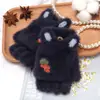 Inverno Novo Parente-Filho Desenho Animado Flip Luvas Quentes Crianças Meninos e Meninas Meio Dedo Bolsa Dedo à Prova de Frio Luvas Fabricantes