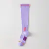 Meias Cano Alto Esportivas para Mulheres no Verão, Fitness, Corrida, Pular Corda, Meias de Compressão para Emagrecer a Perna, Tubo Longo Fabricante em Estoque