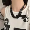Collar de Capas Único de Cristal con Cuentas de Carey de Alta Gama para Mujer, Nueva Cadena de Clavícula Multicapa, Elegante Tendencia de Cadena de Clavícula