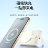 Carga Magnética, Ligero y Portátil, Viene con un Soporte para Teléfono Integrado, Batería Portátil para Exteriores con Pantalla Digital, 10000 mAh