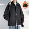 Chaqueta acolchada de algodón Chanel Lel Primavera 2025 para hombre, a cuadros, casual, de algodón y engrosada, chaqueta cálida