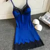 Camisón Sexy de Estilo Nuevo Europeo y Americano para Mujer con Ribete de Encaje, Corto, Ceñido a la Cintura, Bodycon, Ropa de Casa, Ropa de Dormir