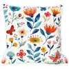 Fundas de almohada de cuatro estaciones impresas de Amazon transfronterizas, cojines decorativos para el hogar, cojines para sofá, fundas de almohada que admiten personalización