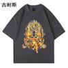 Estación Independiente Transfronteriza eBay Manga Corta Holgada Moda Marca Pareja Ocio Verano Todo Combinable Camiseta Moda Nacional Hombres y Mujeres Al Por Mayor