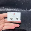 Brincos de Zircônia Design Outono e Inverno High-End Nicho Moda de Luxo Leve Versátil Ecológico Galvanoplastia Acessórios Yiwu Atacado