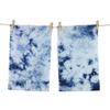 Piezas de Tela Batik Tie Dye Teñido Azul Parche de Retazos Hecho a Mano diy Wenchuang Huanchuang Tela para Tareas Algodón Puro Se Puede Comprar