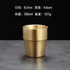 Taza de Acero Inoxidable Doméstica 304 Copa de Vino para Restaurante Taza de Agua para Jardín de Infancia Taza para Lavar Taza Premium para Jugos Taza para Bebidas Frías