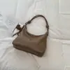 Bolsa Casual Lisa Tipo Bolinho para Mulheres, Nova Bolsa Tote Vintage Outono 2026, Bolsa Transversal de Grande Capacidade para o Dia a Dia
