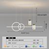 Lâmpada Principal para Sala de Estar Moderna Simples Atmosfera 2025 Nova Atmosfera Lâmpada de Teto Branca Pacote para Casa Toda Lâmpadas Zhongshan