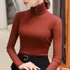 Chaleco de Malla sin Mangas de Cuello Alto Nuevo Otoño 2026 para Mujer, Camiseta Base Ajustada, Fabricante de Tops Rojos