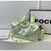 Nueva Bolsa Deportiva Personalizada con Láser para Fitness, Bolsa de Viaje Portátil de Gran Capacidad, Separación de Seco y Húmedo, Se Puede Usar como Bolsa de Equipaje con Ruedas
