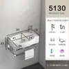Lavabo de Pared para Uso Doméstico, Juego de Lavabo para Baño en Balcón, Soporte Triangular Simple de Cerámica para Apartamentos Pequeños