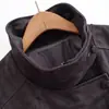Comércio Exterior 2026 Outono e Inverno Moda Europeia e Americana Versátil Casual Simples Jaqueta de Couro Sintético para Motociclista Feminina A711905