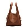 Bolso de cubo vintage para mujer, novedad de verano 2025, bolso de mano de gran capacidad, bolso de mano informal para ir al trabajo, bolso cruzado