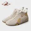 Zapatos Casuales Gorilla para Hombre 2026 Nuevo Estilo de Invierno Forrados de Felpa Calientes Piel Genuina Botas de Nieve para Hombre Zapatos de Caña Alta para Hombre
