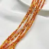 Granate natural de 2 mm, cristal rosa, turmalina, cuentas sueltas, cuentas pequeñas para pulsera, collar, aretes hechos a mano para DIY, accesorios y materiales
