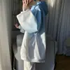 Cárdigan suelto estilo coreano con degradado para hombre, suéter, ropa de pareja, nuevo otoño, estudiante, callejera, con capucha, uniforme de béisbol