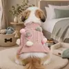 PETCIRCLE Ropa para Mascotas para Primavera y Otoño, Ligero, Transpirable, Vestido de Lana a Prueba de Frío para Perros Pequeños y Cachorros