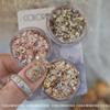 Material para Uñas Estilo Retro Nanyang Joyería para Uñas Piezas de Roca de Otoño Lentejuelas Mixtas Polvo Brillante Decoración Reino Secreto del Sudeste Asiático