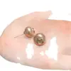 Pendientes de Gato Kt Perla Estilo Hada Súper Franceses, Estilo Suave Francés, Diseño de Nicho, Lujo Ligero, Versátiles para el Viaje Diario, Pendientes que Reducen la Edad