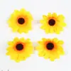 Cabeza de Girasol de Simulación Cabeza de Girasol Escena de Boda Decoración de Ventana Arreglo Floral Hecho a Mano Accesorios de Flores Artificiales
