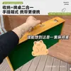 Mesa de Mahjong Exterior Mini para Acampar y Viajar, Mesa de Mahjong Plegable Portátil de Madera Maciza para el Hogar y el Dormitorio, Mahjong con Manivela