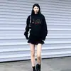 Sudadera con capucha fina de estilo holgado y perezoso para Otoño e Invierno 2025 Moda Casual para Mujer Top con Estampado de Dachshund