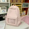 Mochila Cielo Estrellado con Purpurina Azul Hielo Estilo Universitario Coreano Bolso Escolar Soñador para Estudiantes para Clases y Viajes