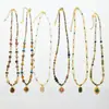 Collar de Piedra Natural Hecho a Mano con Cuentas Yihong, Cadena para Clavícula de Perla de Agua Dulce de Lujo Ligero Vintage, Ágata de Cristal de Nicho