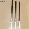 Cuchillo para pan de acero inoxidable con mango de plástico, cuchillo dentado para baguette, tostadas y pastel, hecho a medida para exportación transfronteriza