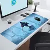 Alfombrilla de Ratón Ultra Alta Definición Bidimensional del Anime Demon Slayer Tecnología Gaming para E-Sports Almohadilla Extra Grande para Oficina Borde Antideslizante con Bloqueo