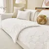 Almofada de Sofá Estilo Simples Cor Creme Mais Vendida na Amazon 2026 Nova Temporada Outono/Inverno Especial Espessada Capa de Sofá Protetora com Almofada