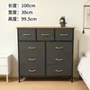 Gabinete de Almacenamiento Moderno y Sencillo Cajonera de Múltiples Niveles Cofre de Cajones Gabinete de Almacenamiento de Tela de Gran Capacidad Estante de Almacenamiento de Piso para Sala de Estar Dormitorio