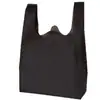 Bolsas tipo chaleco no tejidas, Bolsas de compras para supermercado, Bolsas tipo chaleco biodegradables y ecológicas hechas a medida, Bolsas de mano publicitarias con impresión a color