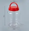 Garrafas de Boca Larga, Garrafas Plásticas Descartáveis de PET de Grau Alimentício, Garrafas Vazias Portáteis, Garrafas Plásticas Transparentes para Lanches, Atacado de Fabricantes