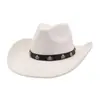 Aliexpress Amazon Wish Chapéu de Coco de Aba Larga Outono e Inverno Masculino e Feminino Chapéu Jazz Chapéu Cowboy de Camurça Macia