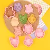 Molde para Galletas Serie Mameiji Personaje de Dibujos Animados 3D Molde para Galletas Dulce Molde para Galletas Impreso Simulación de Arcilla DIY