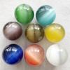 Venta al por mayor de fábrica de adornos coloridos de ojo de gato, adornos para sala de estar, juego de balonmano, piedra de ojo de gato, bola de cristal, bola de Feng Shui