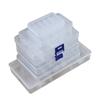 Nueva caja de plástico para señuelos de 5 rejillas, caja de plástico transparente para accesorios, caja de plancha de hierro para anzuelos, caja de almacenamiento para agujas, hilos y papelería.