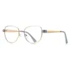 Gafas Originales Anti-Luz Azul 3173 Las Más Vendidas de Sudamérica Gafas de Marco Dorado Color Caramelo Esenciales para Mujer Gafas Planas