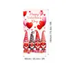 Ambiente Romántico Transfronterizo Parejas Decoración Fotográfica para Fiestas de Alto Nivel Día de San Valentín Bandera de Garaje Banner Tela de Fondo
