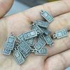 Shanxi viejo retro notoginseng plata plata vieja rica tiliuwen pequeño accesorios para jugar tejido a mano